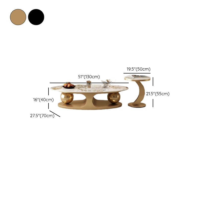 Nested Oblong Coffee Table Ideal for Small Spaces - image 13