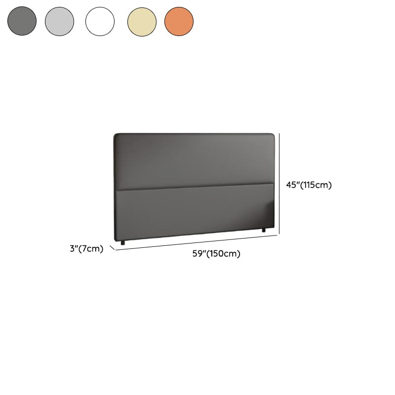 Modern Simple Style Panel Headboard in Natural Wood with No Distressing, Rectangle Shape for California King/King/Queen Bed, Featuring Sponge Upholstery and Standard Height - image 12