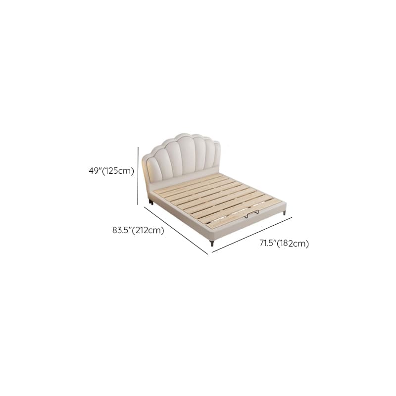 Storage Included with 3 Storage Boxes, Natural Wood Frame, Storage Drawer, Panel Headboard, and Sponge Upholstery - image 17