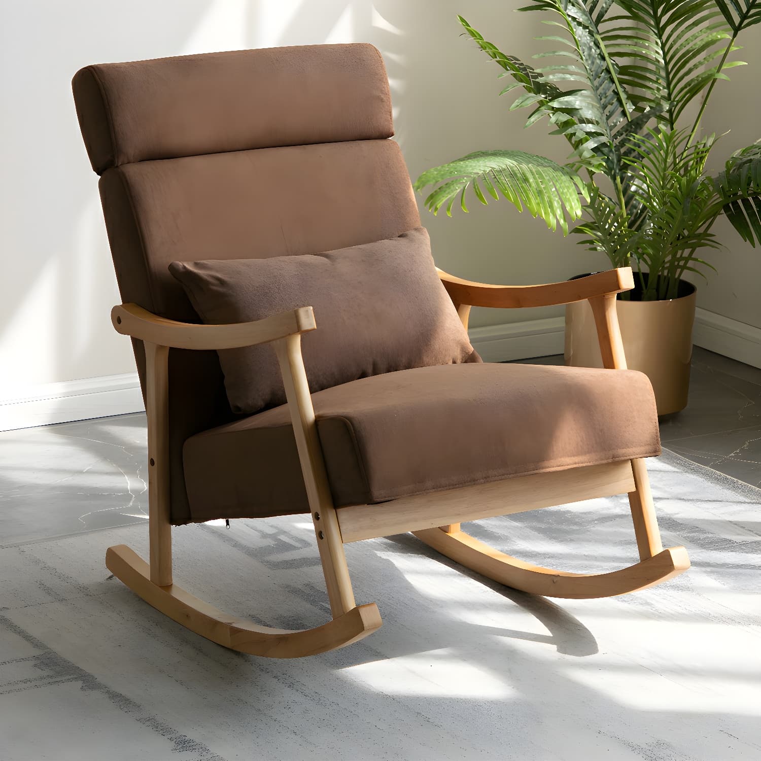 Comfortable and Stylish Rocking Chair for Modern Homes & Everyday Relaxation