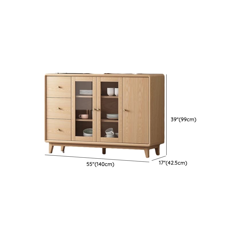 Unfinished Color Microwave Shelf Cabinet with Stemware Stand, Self-supporting in Culinary Space, Flooring Design, Kitchen Appliance Organizer, and Worktop Countertop - image 11