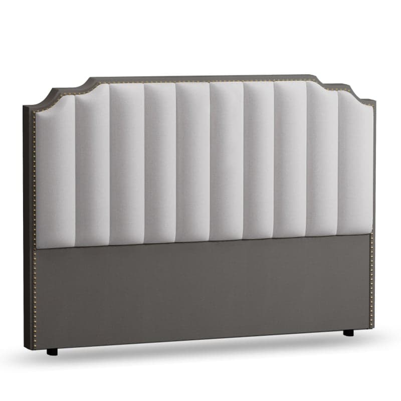 Standard（36-55“） Free-standing Standard Full(54"W x 75"L)/Twin(38"W x 75"L) Lumber Framed Portman Panel Headboard with Nailhead Design and Sponge Filing - image 5
