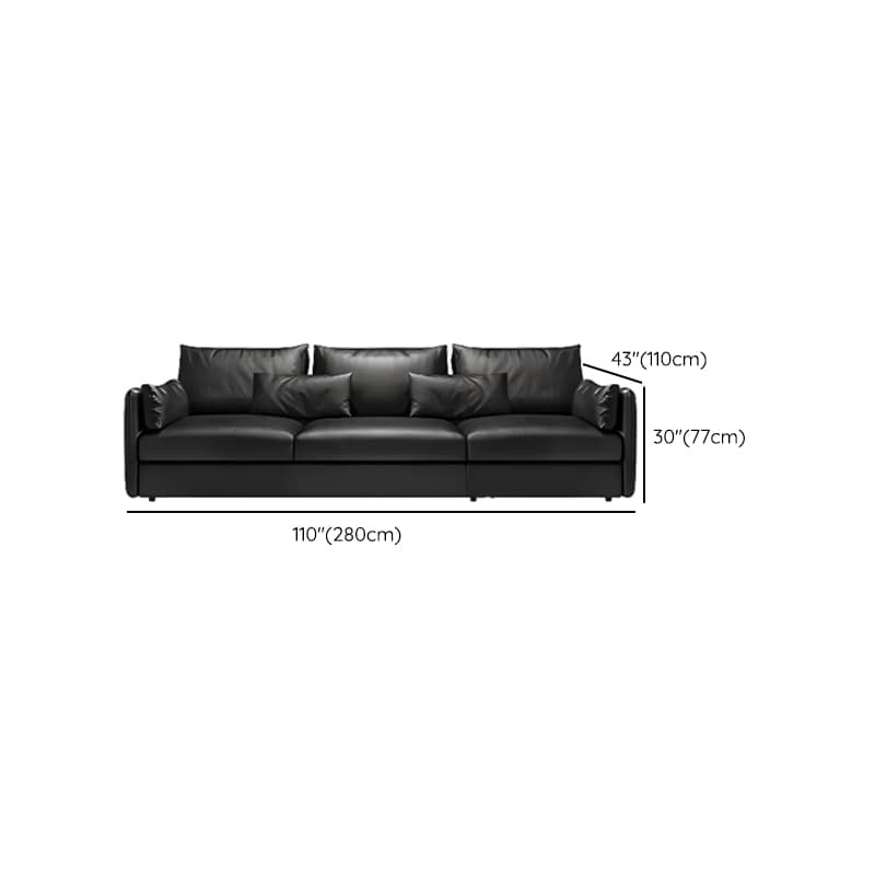 Straight/L-Shape Horizontal/Right Ink/White Sofa Couch/Sofa Recliner with Concealed Support for Drawing Room - image 13