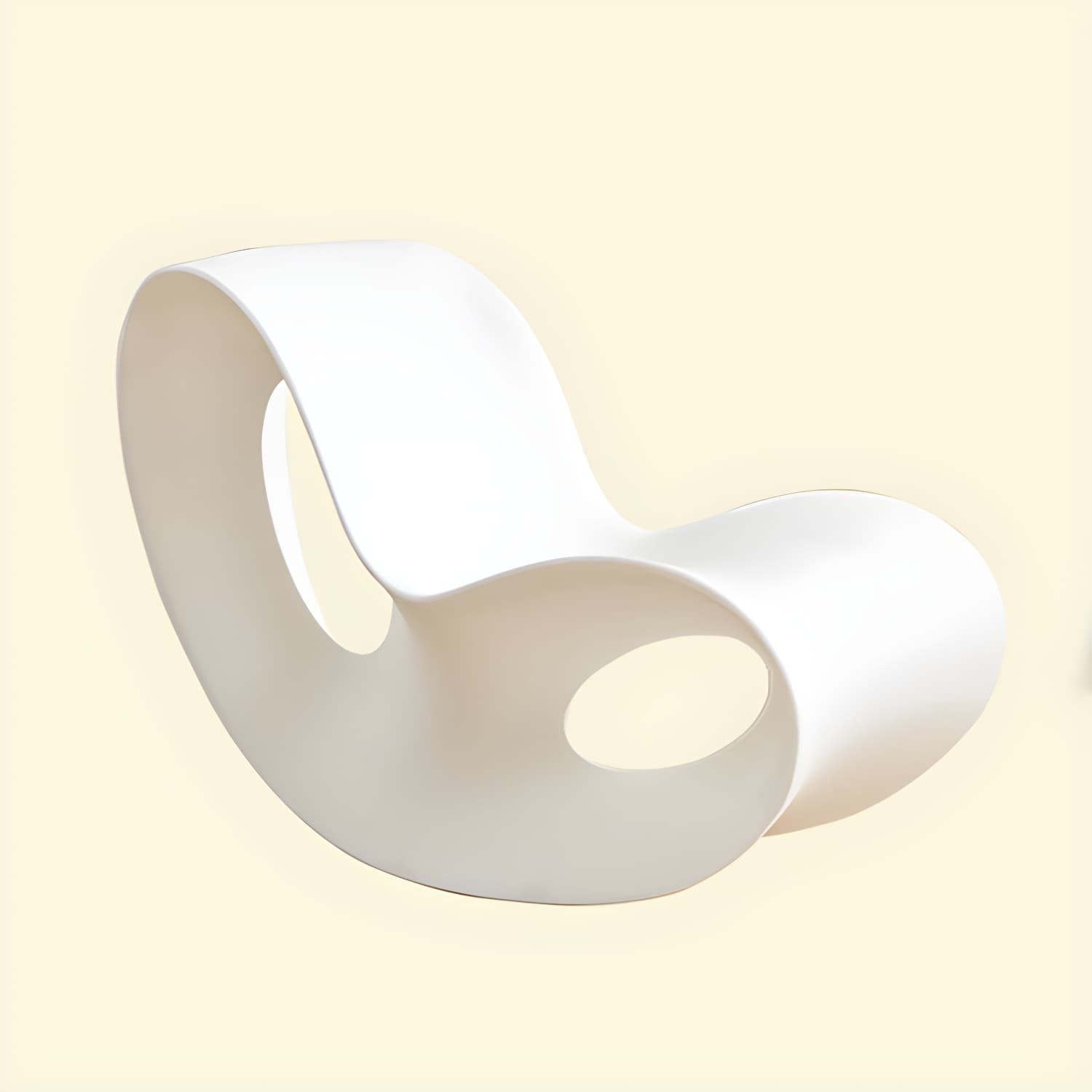 Contemporary Rocking Chair Acrylic Solid Color Indoor Rocking Chair without Armrest - image 21