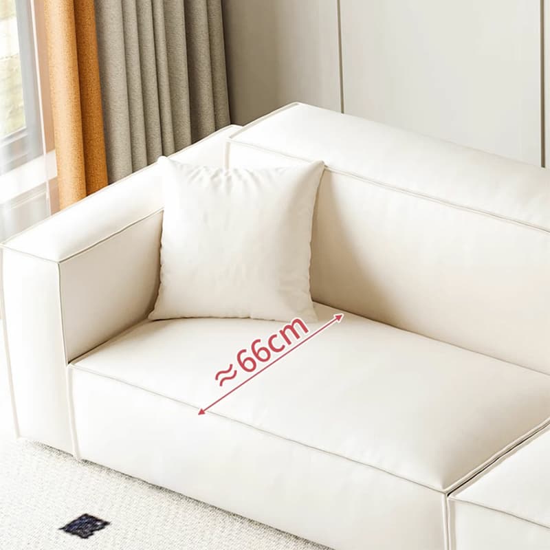 Luxurious Nappa Upholstered Sectional Sofa in Soft Nappa Leather - image 8