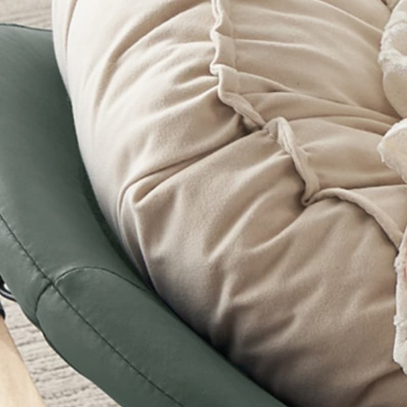 Modern Upholstered Rocking Chair - Small Height, Strongly Built Supporting 398lbs+ Weight - image 14
