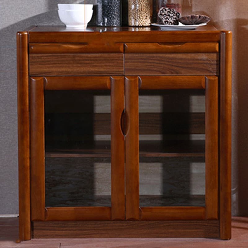 Vintage Style Wood Buffet Sideboard with Cabinets and Drawers - image 13
