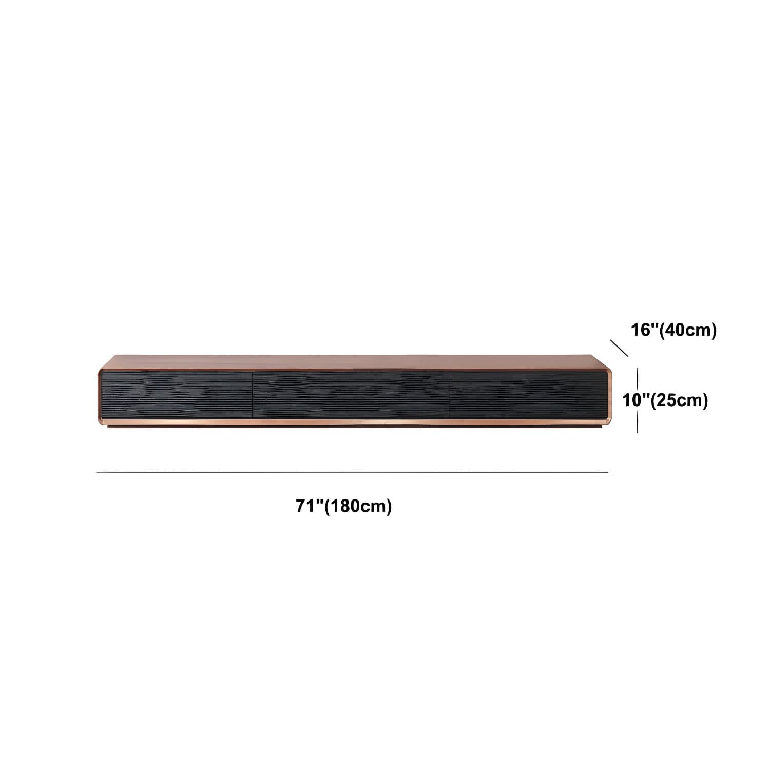 Contemporary 15.75-inch D TV Console Wooden TV Stand for TVs with Drawers - image 16