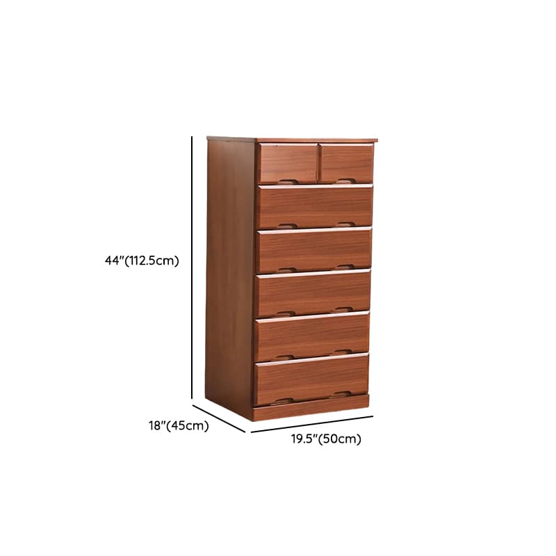 Sepia Minimalist Raw Wood Lingerie Chest/Dresser Vanity Combo with Multiple Drawers in Vertical/Horizontal Orientation - image 21
