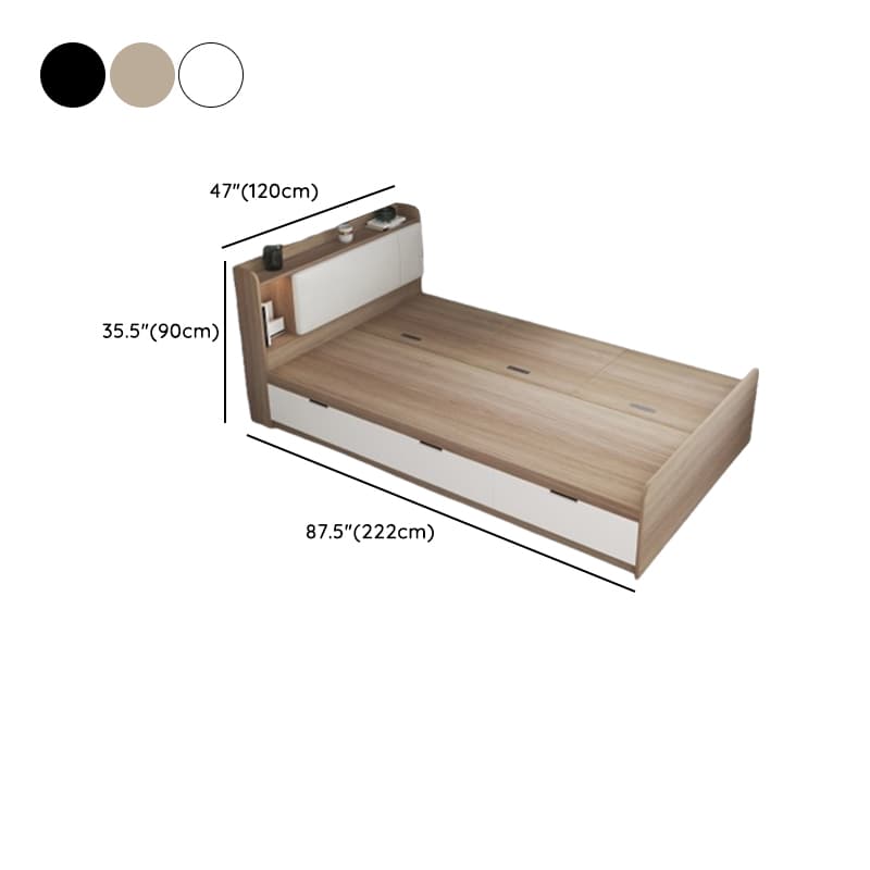 Storage Included with 3 Storage Boxes, Reclaimed Wood Frame, and Storage Drawer - image 10