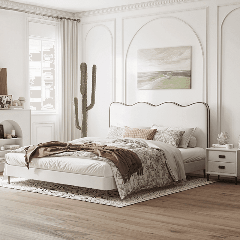 Solid Color Storage Bed/Platform Bed with 3 Storage Boxes and Pine Wood Frame for Living Room