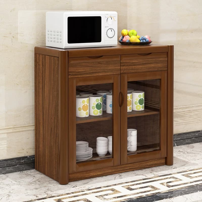 Vintage Style Wood Buffet Sideboard with Cabinets and Drawers - image 6