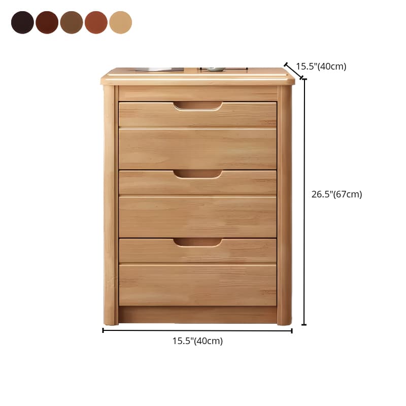 Traditional Wood Dresser with Drawers - Narrow Vertical Design - 40cm Width - Self Close Glides - image 18