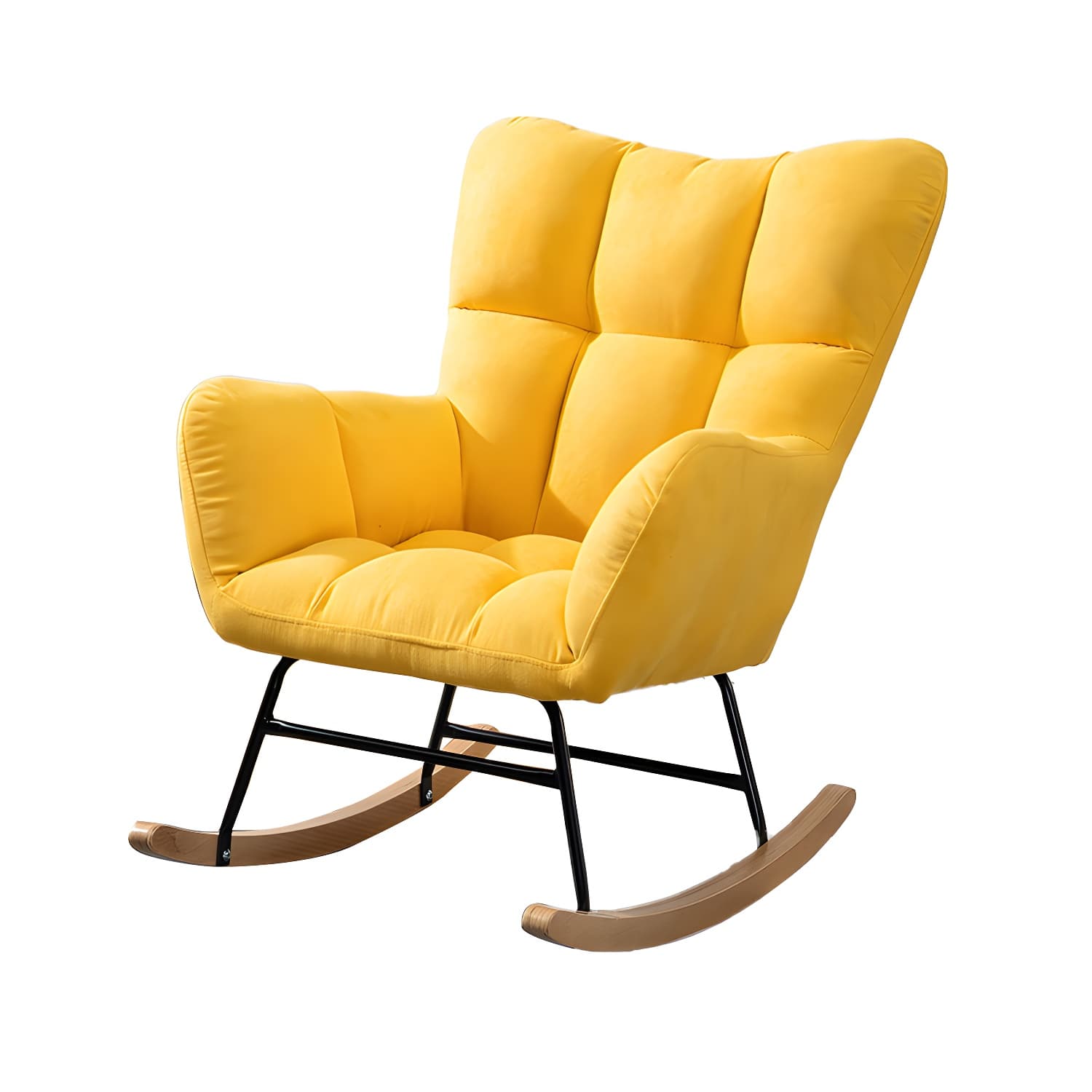 Simple Nordic Style Rocking Chair Balcony Lounge Recliner Sofa Rocking Chair - image 12
