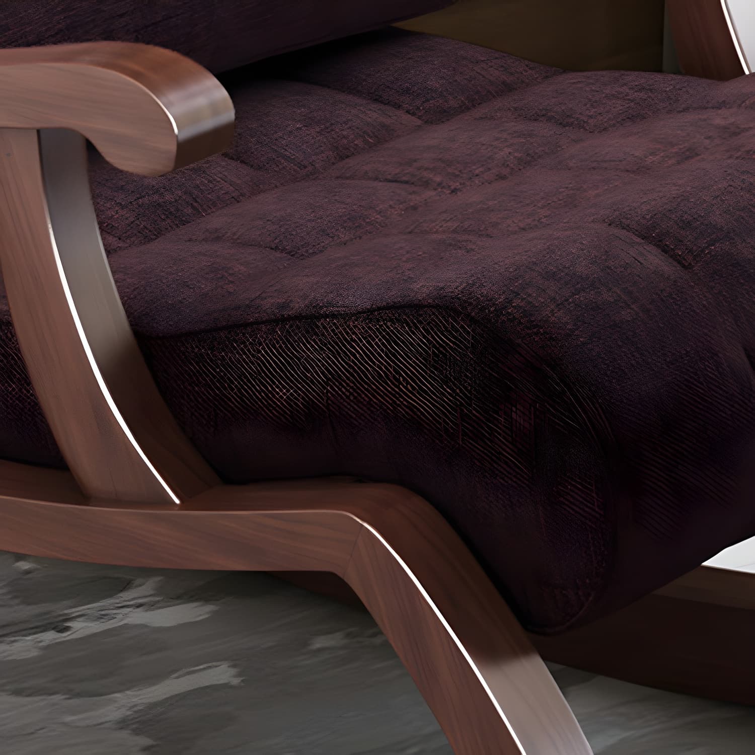 Mid-Century Modern Recliner Chair Upholstered Recliner Chair - image 13