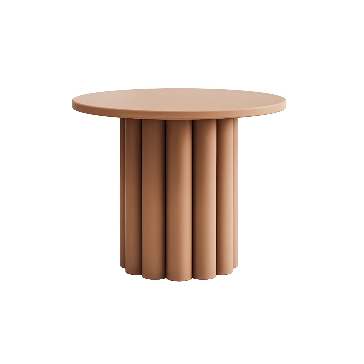 Pedestal Round Coffee Table Set Modern Minimalist Cocktail Table - image 3