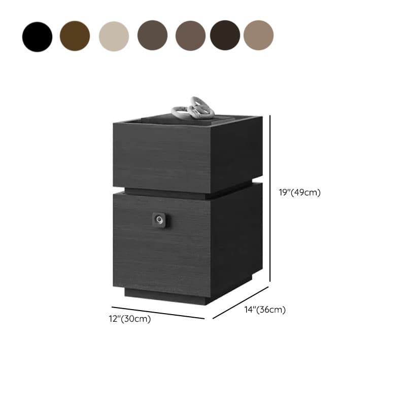 Organic Modern Nightstand With Drawer Organization featuring 2 Drawers and Composite Wood Countertop - image 14
