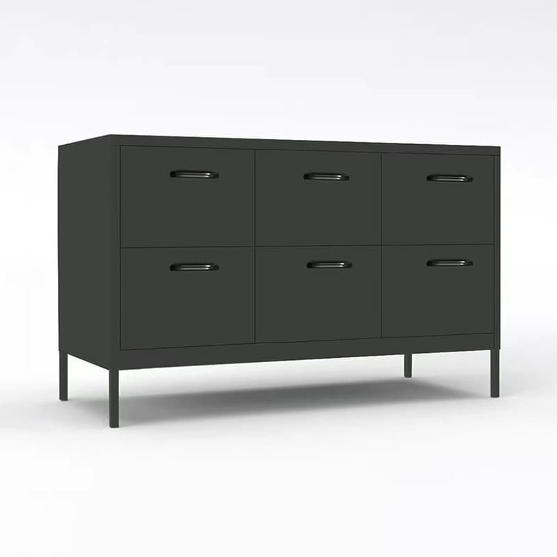 Free Standing Metal Waterproof Accent Chest with 6 Drawers/4 Drawers/9 Drawers Living Room