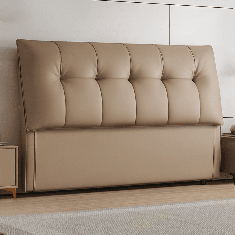 Trendy Panel Headboard with No Distressing, Piled Tufted Rectangle Design for King/Queen/Full Bed, Featuring Sponge Upholstery and Standard Height