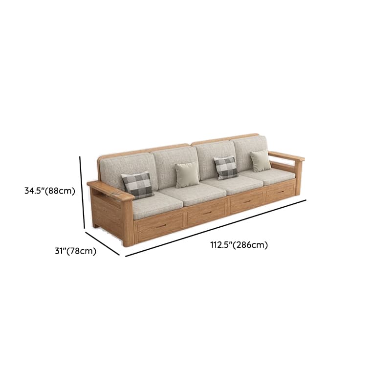 Versatile Straight/L-Shape Sofa/Sofa Recliner in Cotton for 5/Seats 2/1-seater with Drawer Storage and Horizontal/Left Orientation - image 14