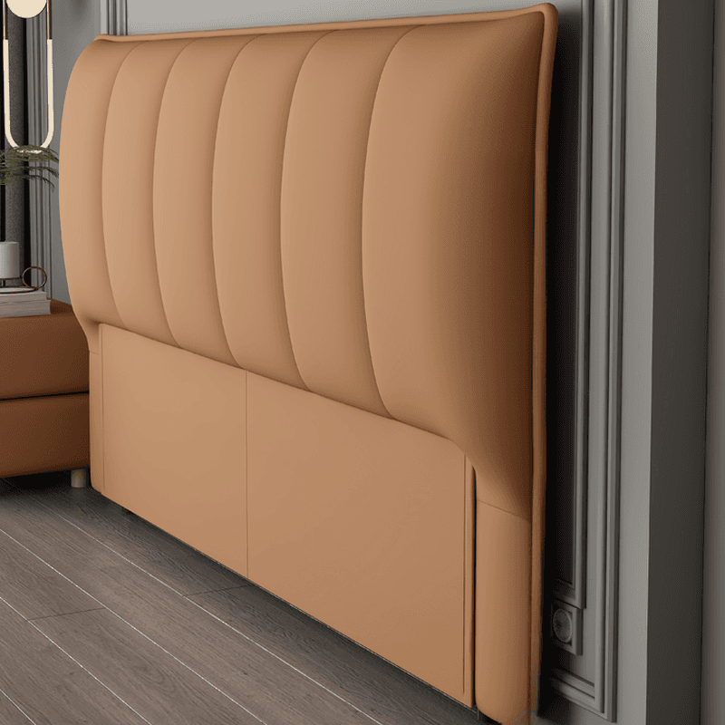 Standard（36-55“） Full(54"W x 75"L) Rectangle Free-standing Standard Upholstered Headboard Panel With Legs with Sponge Cushion in a Simple Style - image 8
