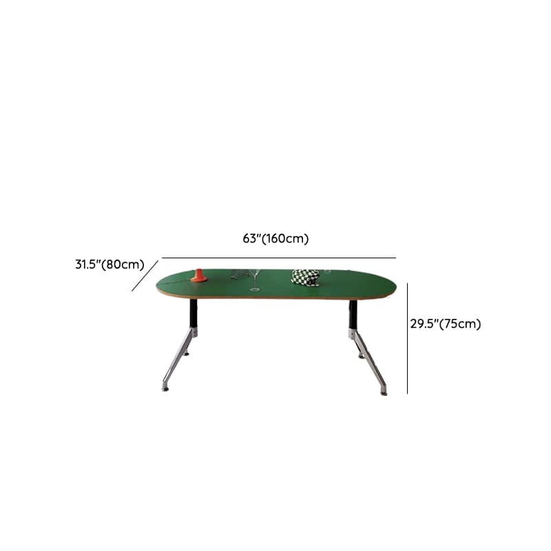 Art Deco Olive Green Reclaimed Wood Table, Standard Height, Fixed Mechanism, Seats 4 or 2 - image 18