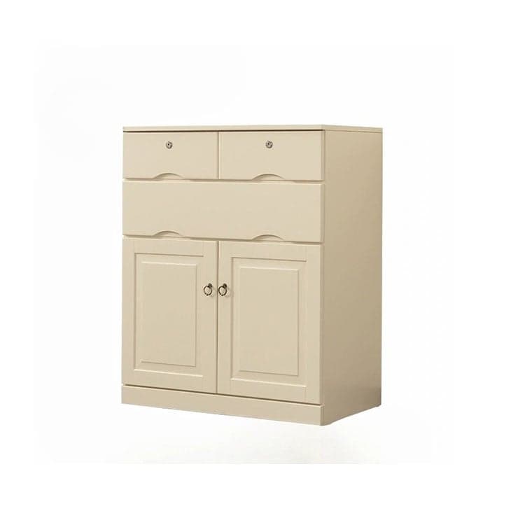 Modern Solid Wood Combo Dresser with Shelves, Drawers, and Cabinet Storage - image 3