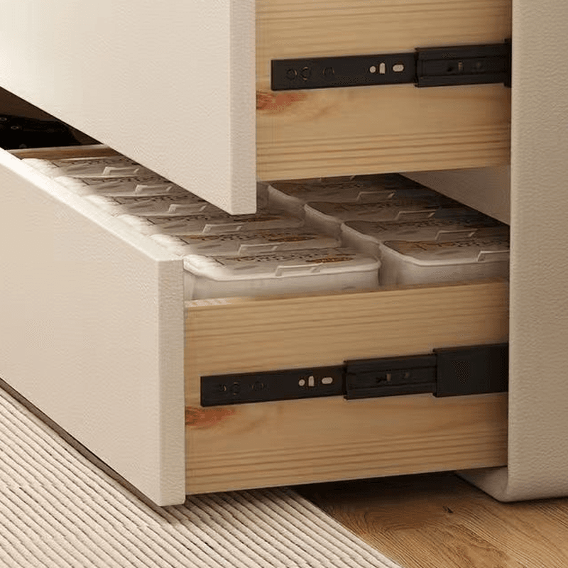 Simplistic White Horizontal/Vertical Reclaimed Wood Double Dresser/Lingerie Chest/Bachelor Chest with 6 Drawers/10 Drawers/8 Drawers - image 5
