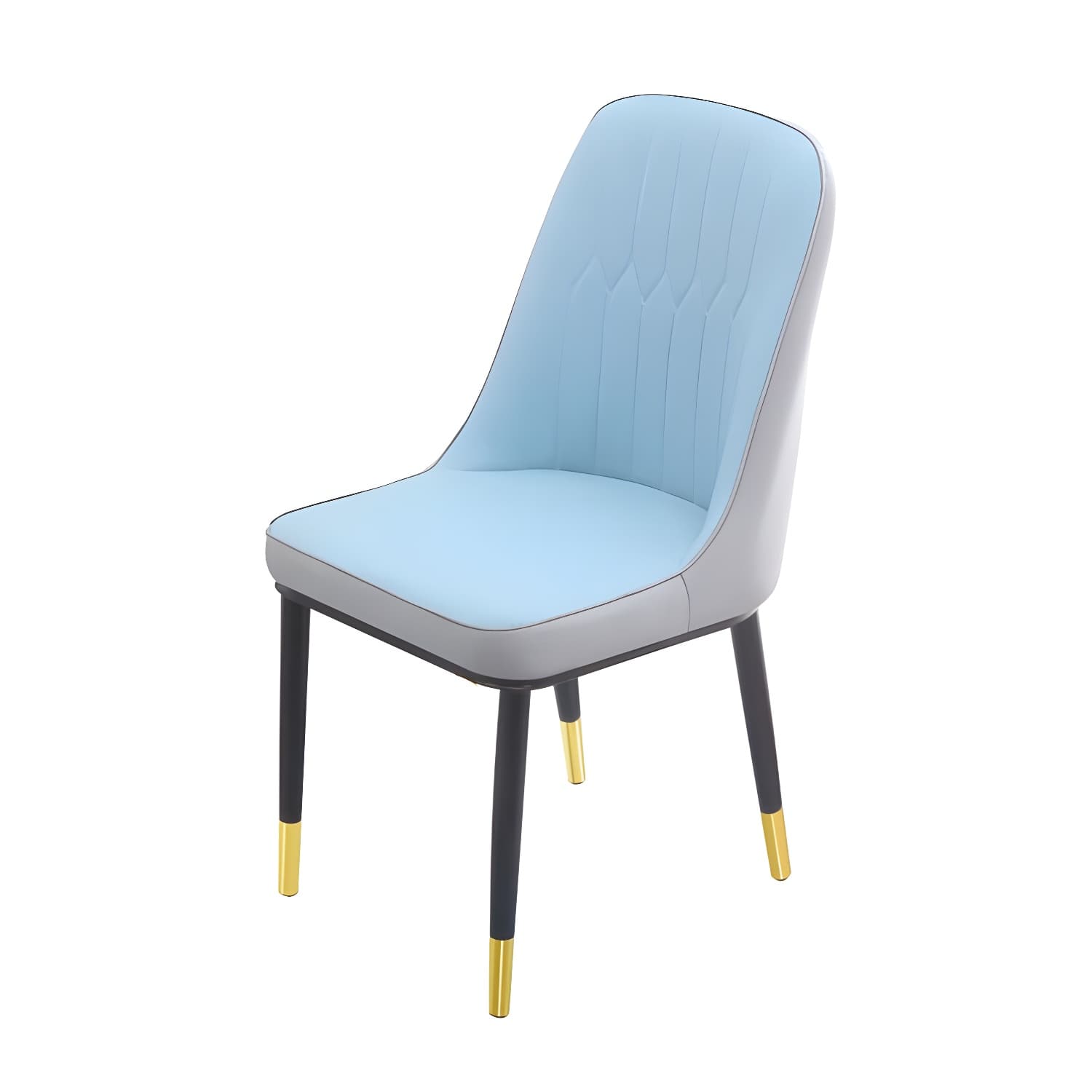 Scandinavian Indoor Side Chair Parsons Back Metal Upholstered Dining Room Chair - image 17