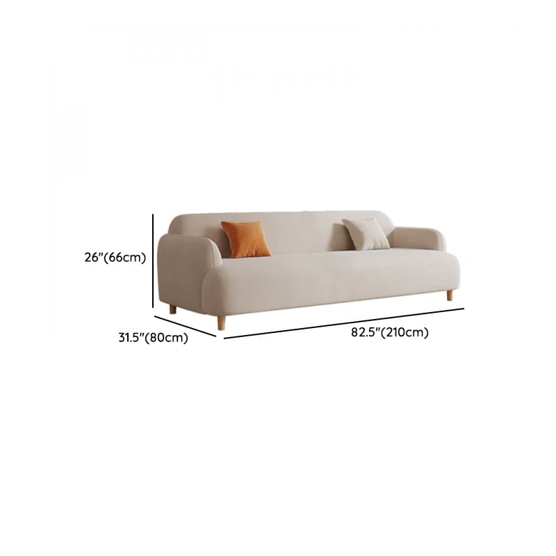 White Flannel Standard Sofa/Loveseat with Armrest - image 14
