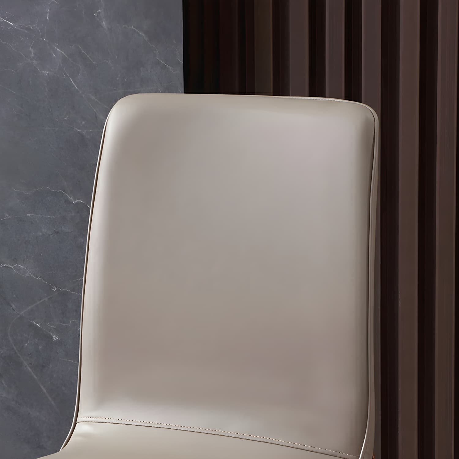 Modern Faux Leather Dining Chair with Solid Wood Legs for Dining Room - image 16