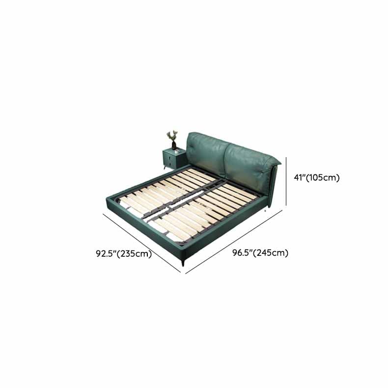 Lime Green Solid Color Timber Storage Bed/Platform Bed for Living Room - image 13