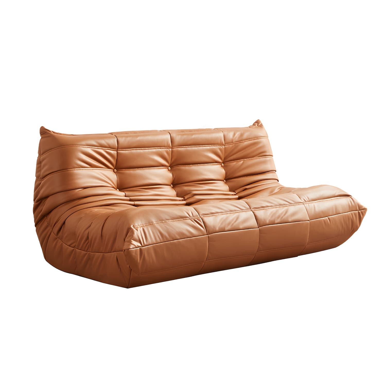 Modern Tufted Cushions Armless Living Room Wooden Standard Seating - image 4