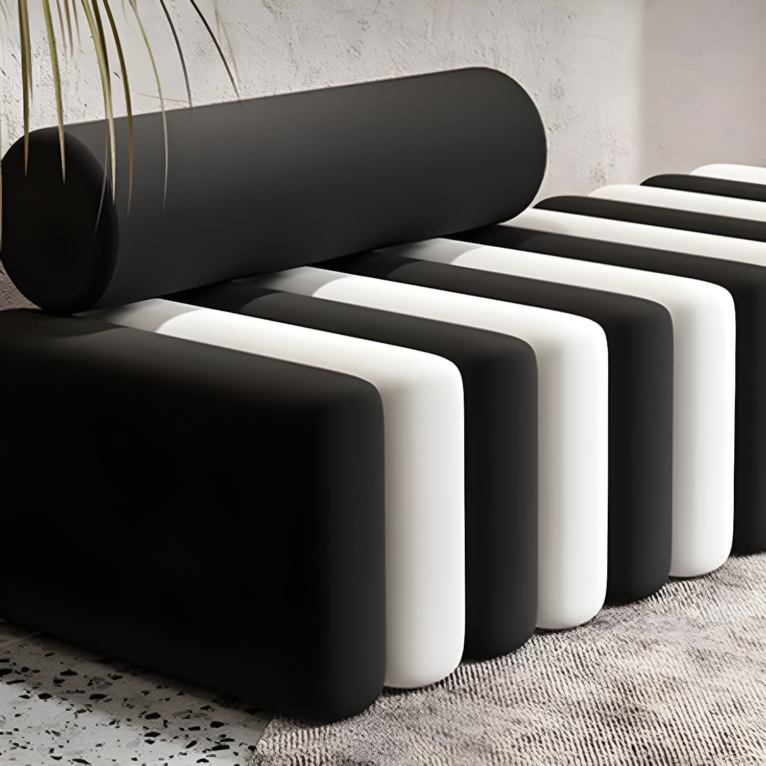 Velvet Contemporary Standard Sofa Armless Sofa for Living Room, Apartment - image 14