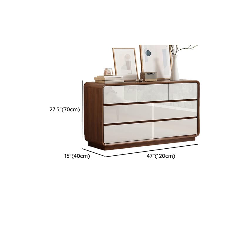 Retro Solid+Manufactured Wood Semainier for Sleeping Quarters, Horizontal/Vertical - image 13