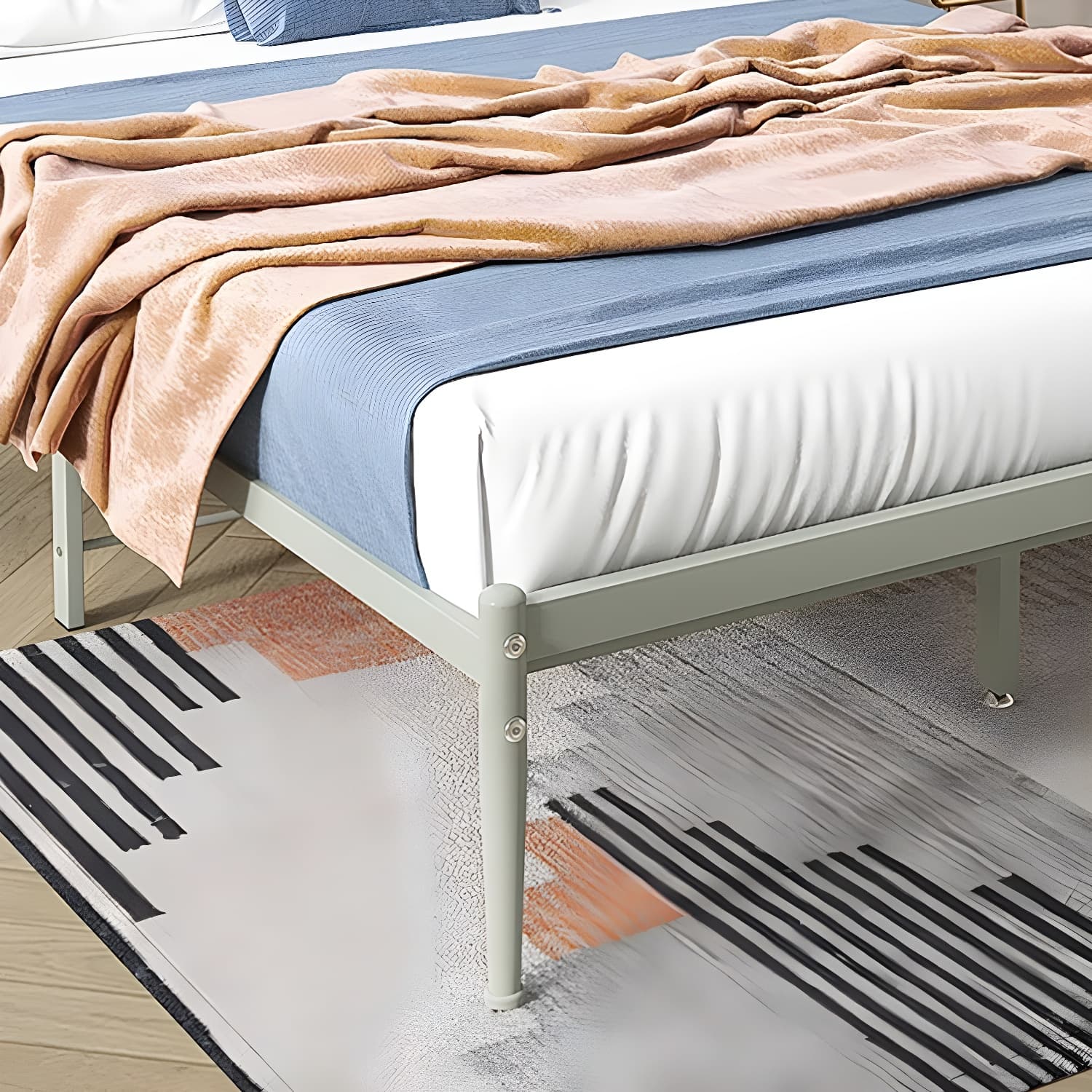 Modern Simple Style Open-Frame Panel with Metal Frame and Leg - image 12