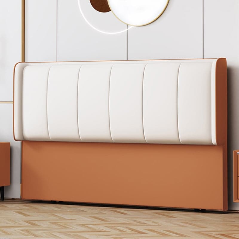 Trendy Panel Headboard in Natural Wood with No Distressing, Rectangle Shape for Twin XL/Full/Queen Bed, Featuring Sponge Upholstery Fill and Standard Height - image 7