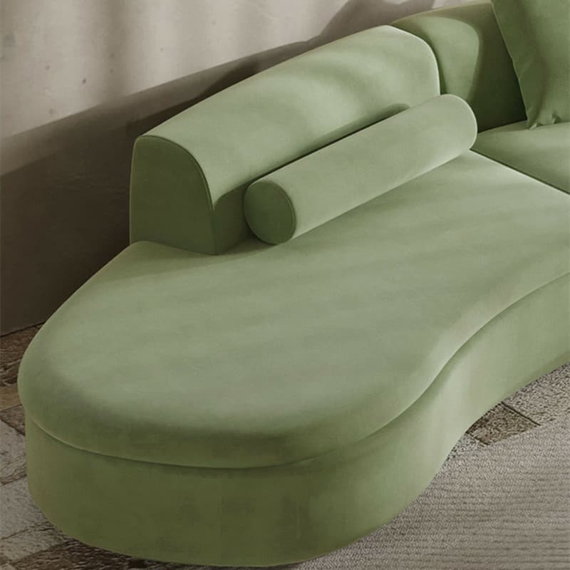 Trendy Seats 4/Seats 3 Armless Curved Sofa Recliner with Sponge Fill Cushions - image 10