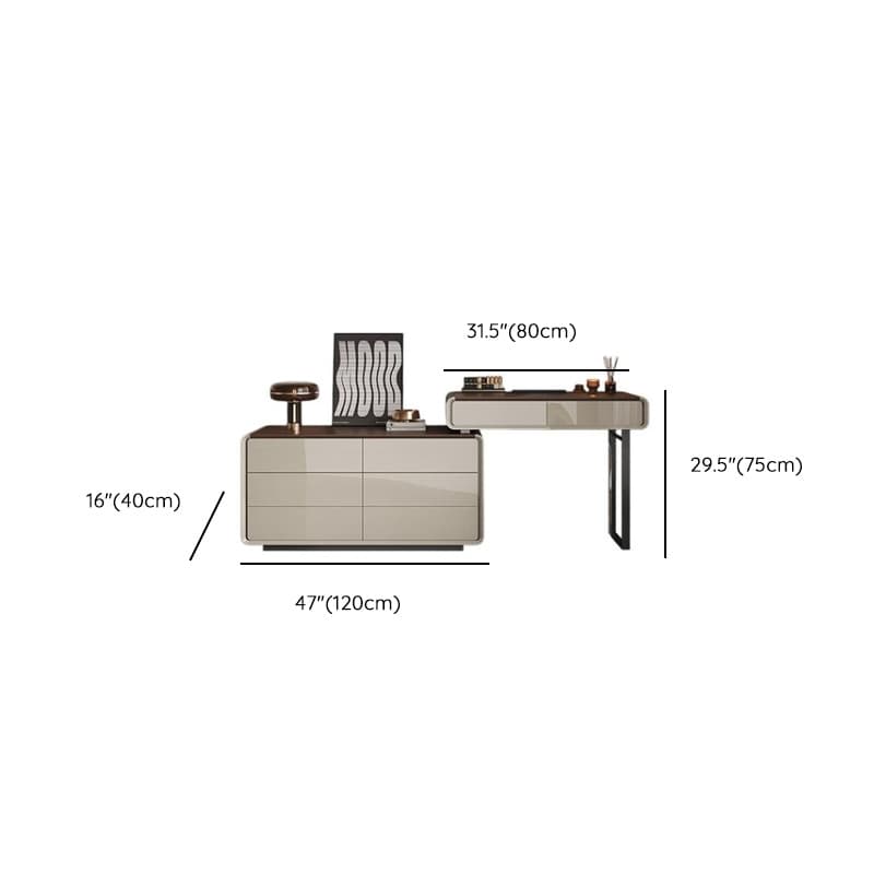 Multi-Purpose Vanity Set with Lighting, Scalable Telescopic Design, Push-Pull 2-in-1 Vanity, Adjustable Touch and Brightness - image 12
