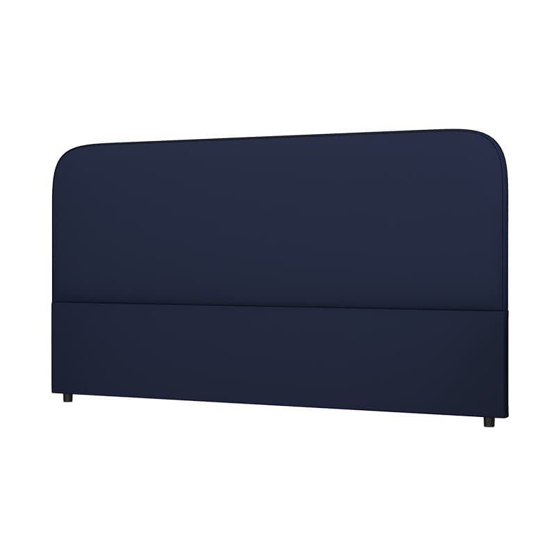 Modish No Distressing Timber Panel Headboard with Arched Shape for King/Queen/Full Bed, Featuring Sponge Fill and Standard Height