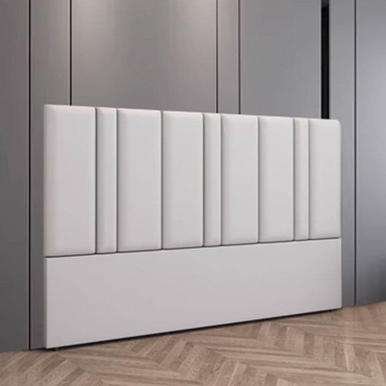 Stylish Upholstered Panel Headboard with Wood Legs and Modern Rectangular Design - image 5