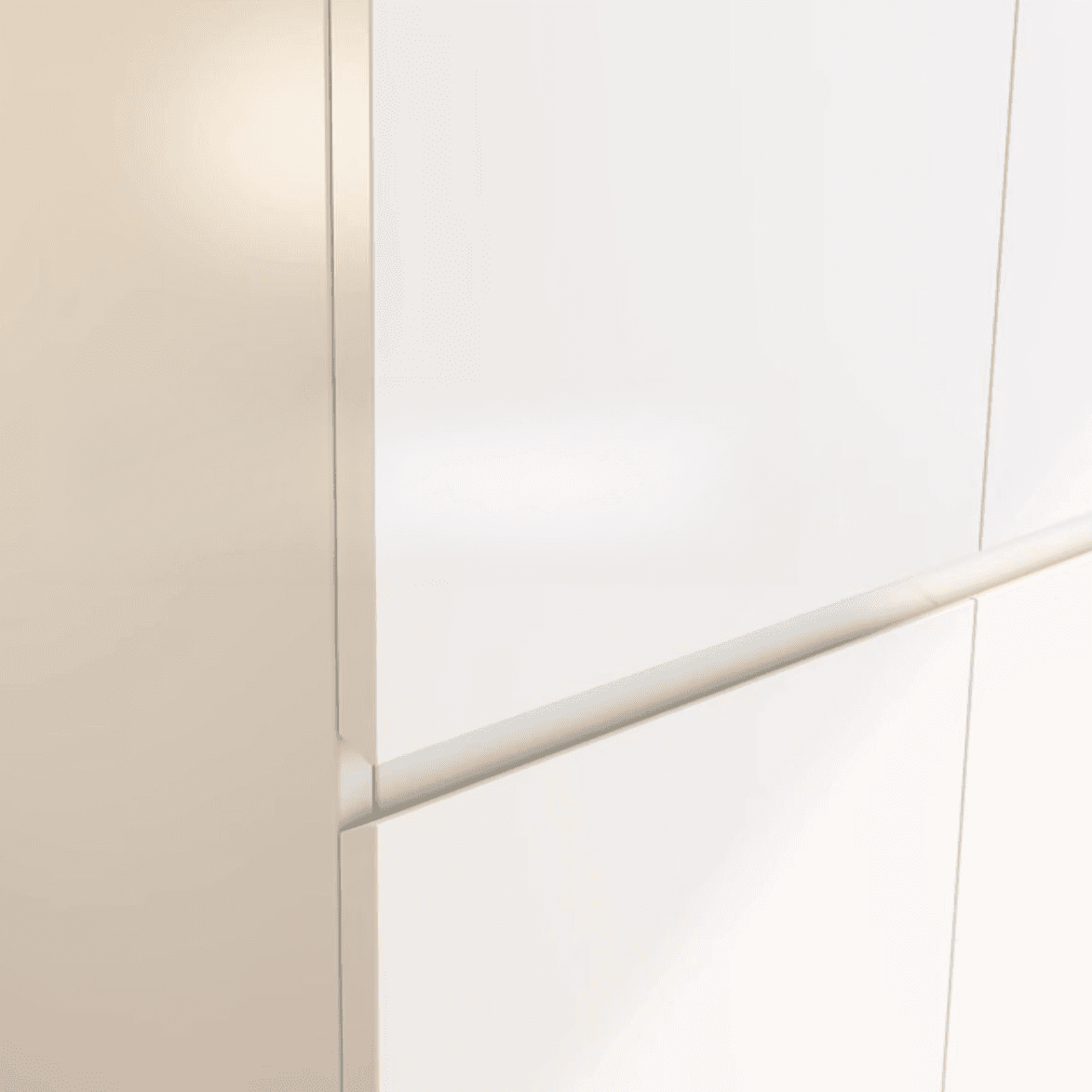 Minimalist Chalk Wooden Cabinet Armoire with Soft Close Drawer, Soft Close Door, Interior Shelves, and Clothing Rod - image 4