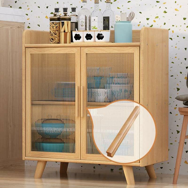 Scandinavian Style Narrow Wood Cabinet 40 cm Buffet & Sideboard Without Drawers Server - image 11