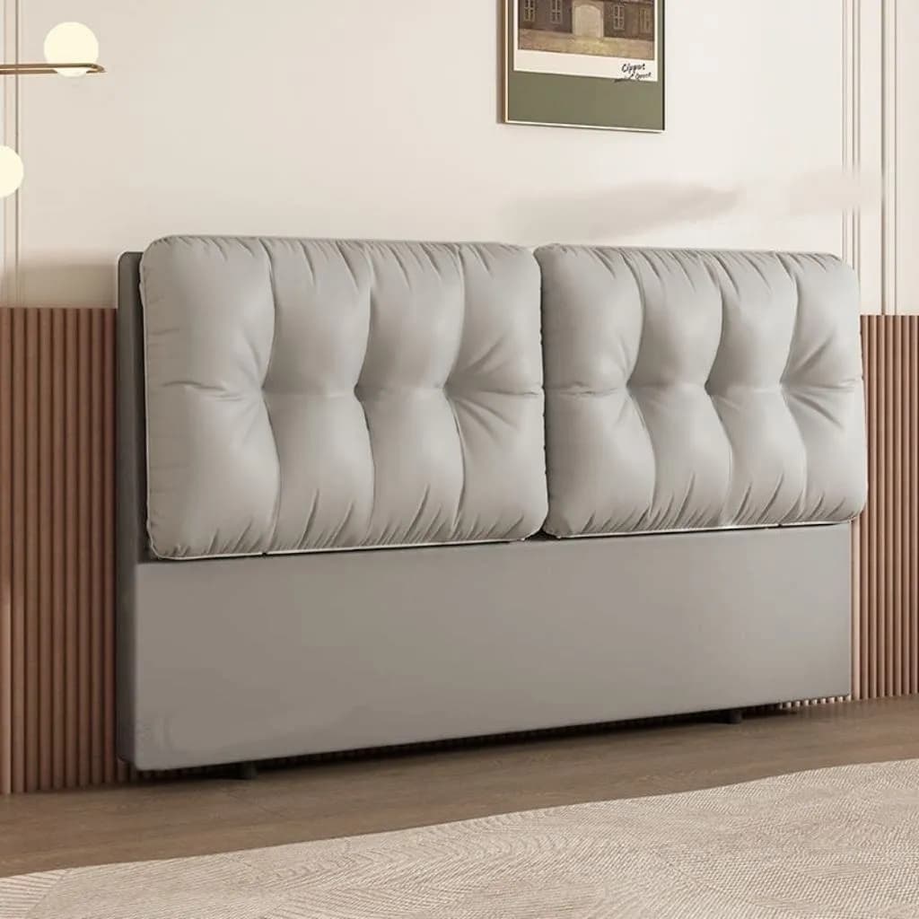 Modish Style Panel Headboard with No Distressing, Button-tufted Rectangle Design for King/Queen/Full Bed, Cotton Upholstery Fill, Standard Height - image 5