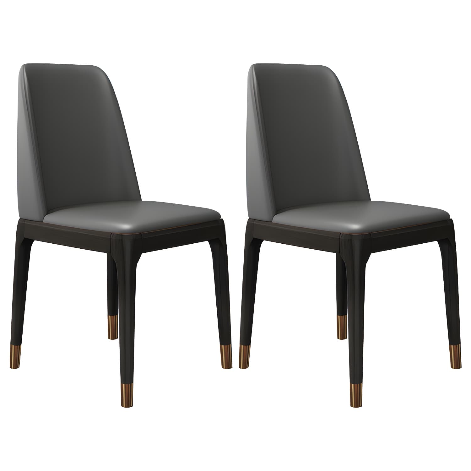 Scandinavian Home Side Chair Parsons Back Wood Armless Dining Room Chair - image 15
