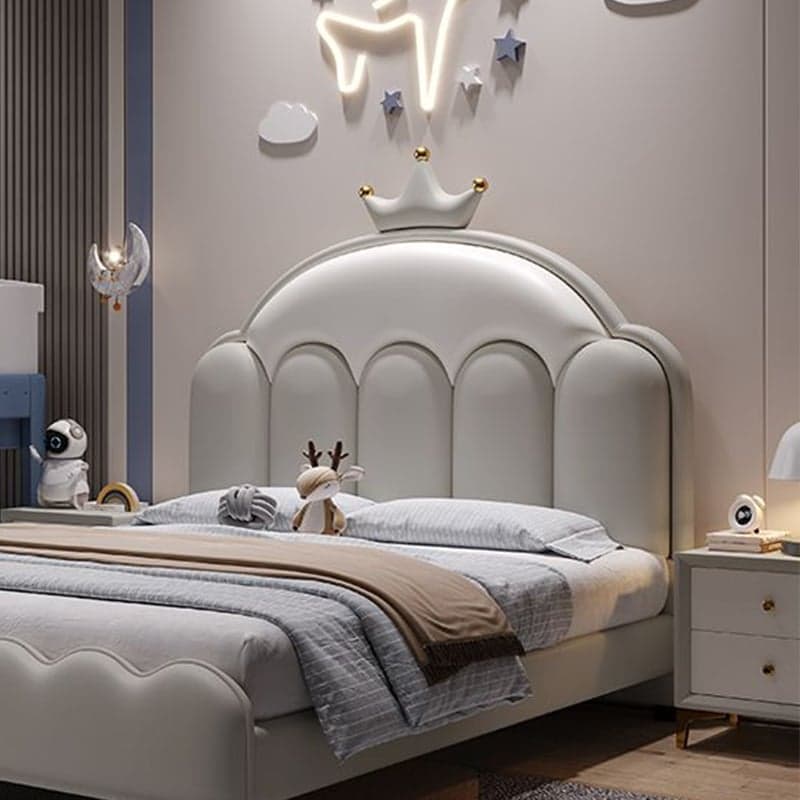 Modern Free-standing Standard King(76"W x 80"L)/Queen(60"W x 80"L)/Full(54"W x 75"L) Arched/Portman/Camelback Panel No Distressing With Legs in Wood - image 3
