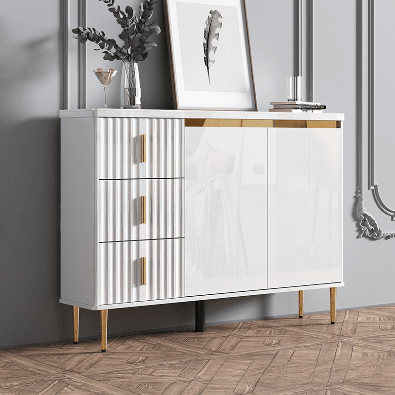 Luxurious Chalk Stone Standard Flooring Sideboard with 3 Doors & Variable Shelf - image 10