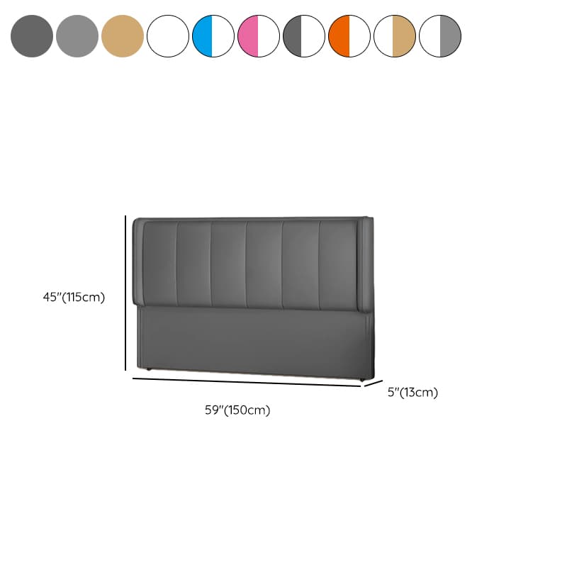 Art Deco Style Panel Headboard in Timber with No Distressing, Rectangle Shape for King/Queen/Full Bed, Featuring Sponge Upholstery and Standard Height - image 21