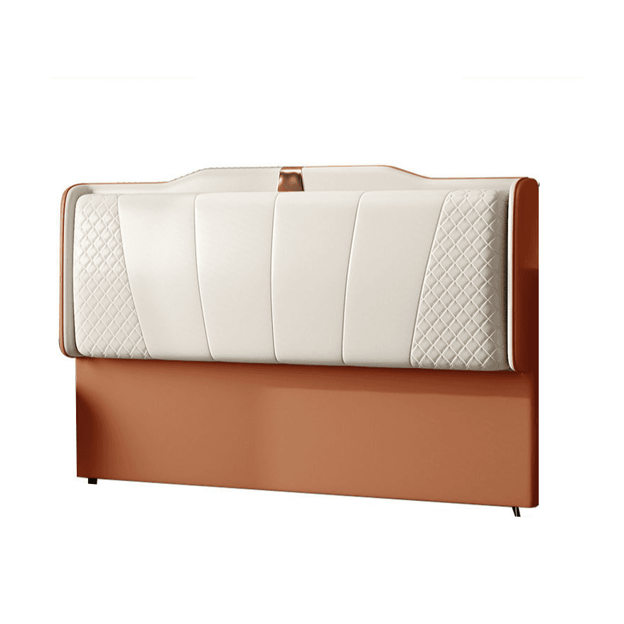 Art Deco Camelback Lumber Panel With Legs & Sponge Cushion for Twin(38"W x 75"L)/King(76"W x 80"L)/Queen(60"W x 80"L) Bed, Standard（36-55“） - image 6