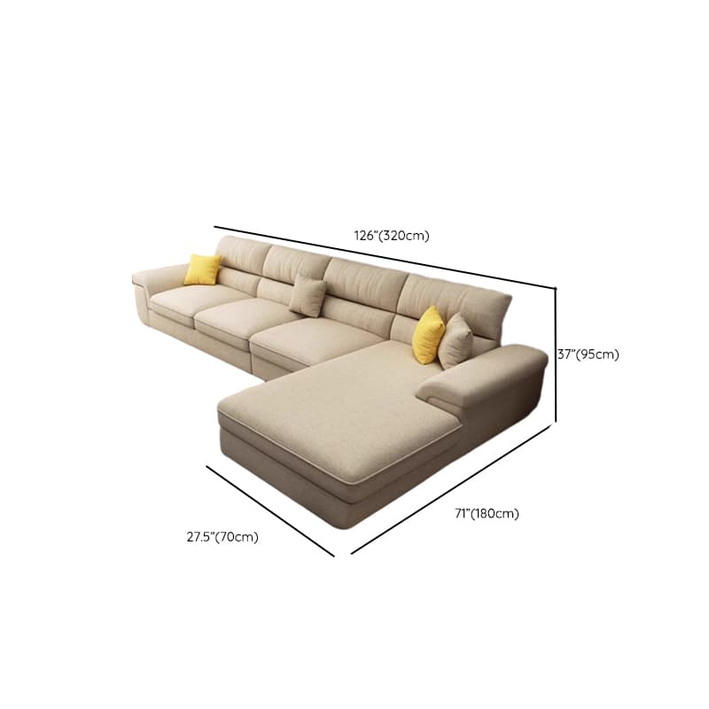 L-Shape Olive Green/Oatmeal/Midnight Black Right Upholstered Sofa Recliner in a Contemporary Style - image 19